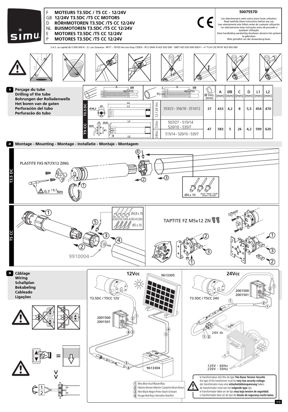 simu-t3-5dc-installation-manual-pdf-download-manualslib