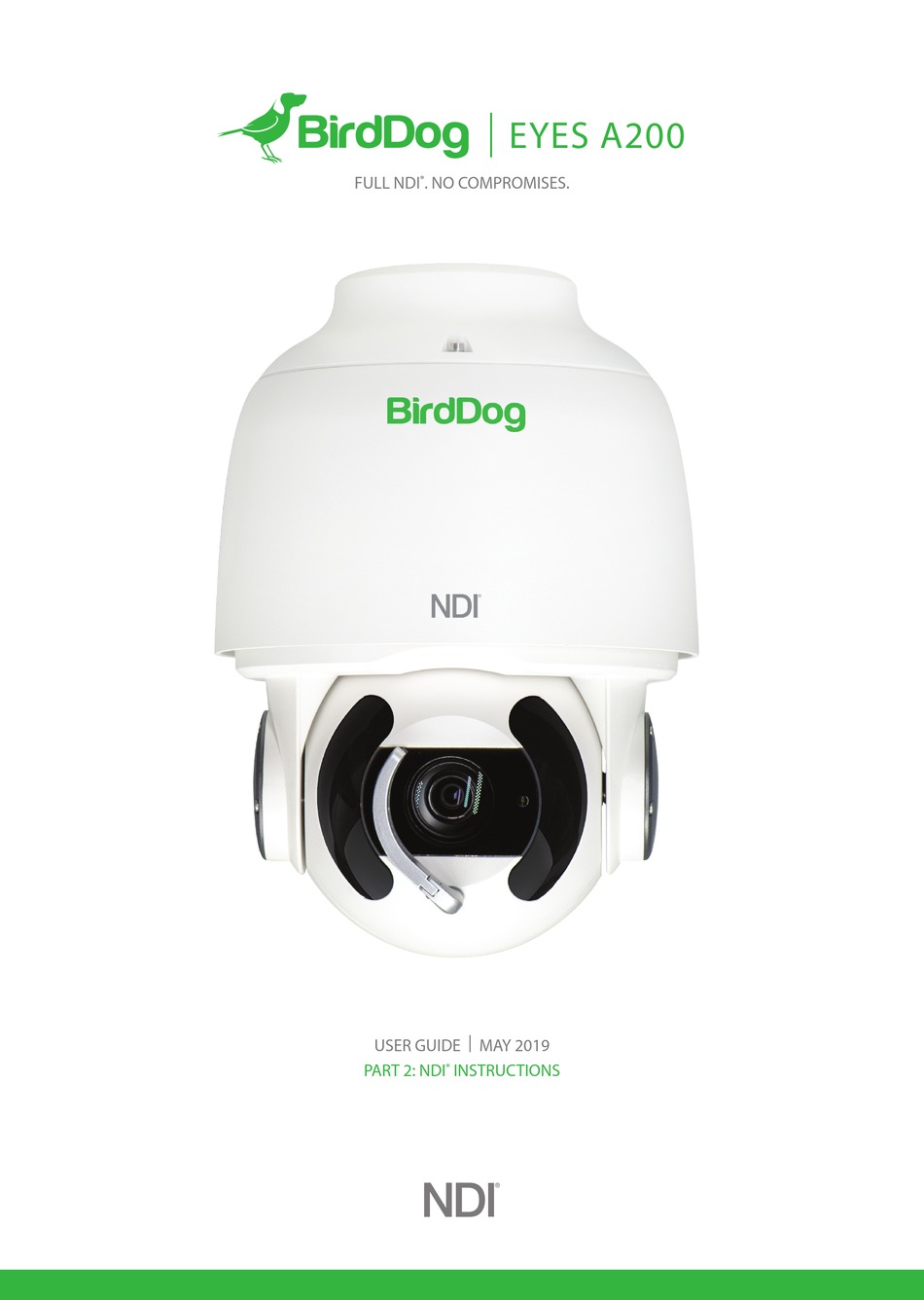BIRDDOG EYES A200 USER MANUAL Pdf Download ManualsLib