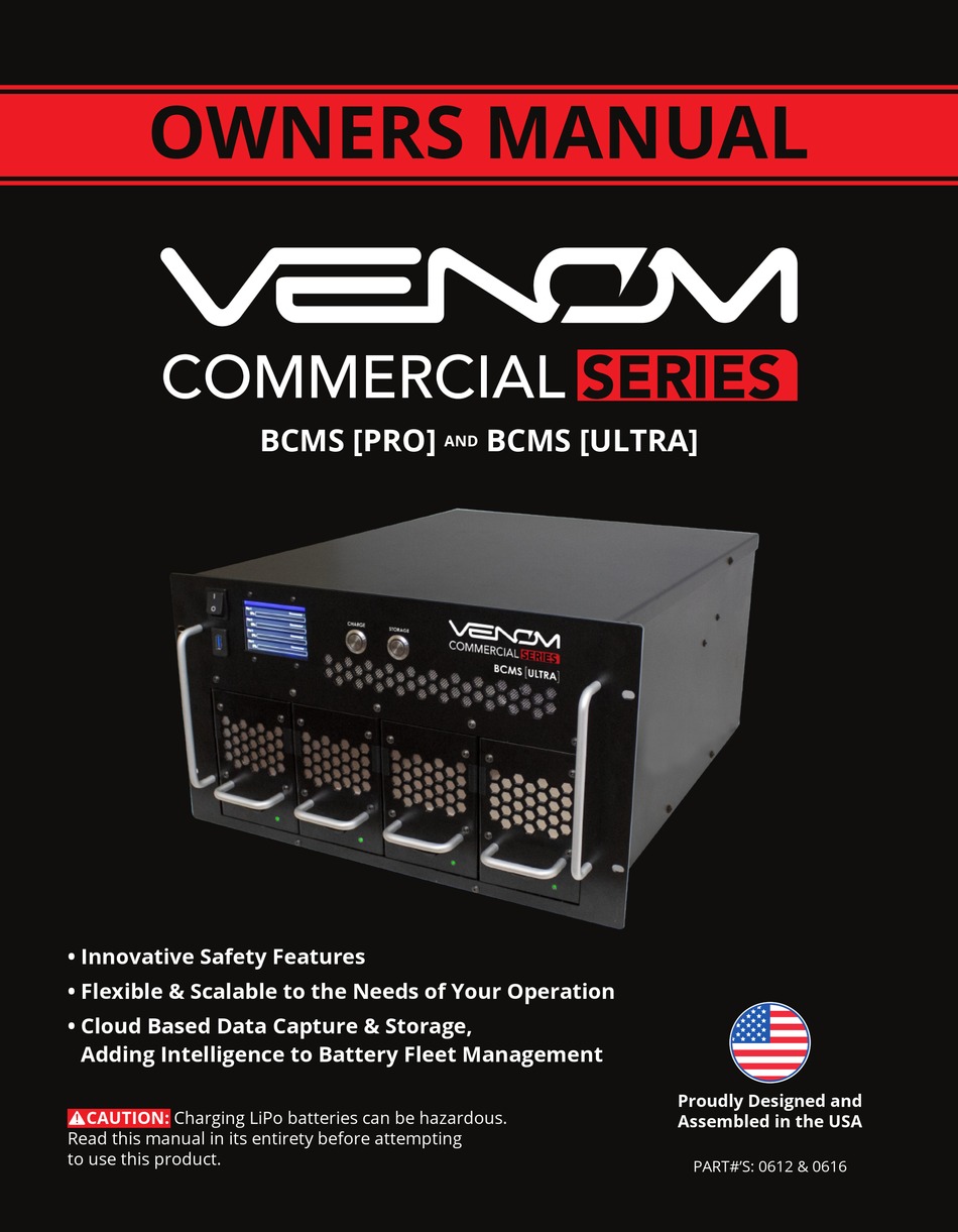 VENOM COMMERCIAL SERIES OWNER'S MANUAL Pdf Download ManualsLib