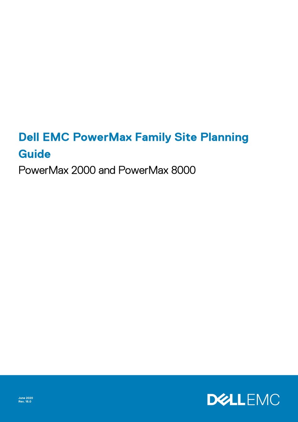 Dell Emc Powermax Series Site Planning Manual Pdf Download Manualslib
