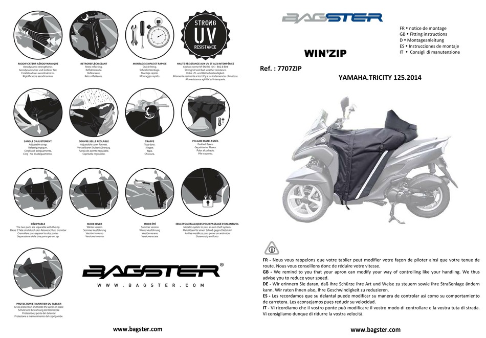BAGSTER WIN'ZIP FITTING INSTRUCTIONS Pdf Download ManualsLib