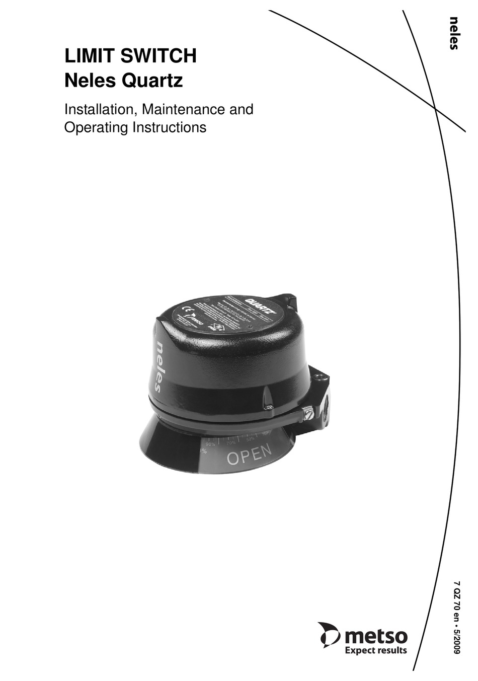 METSO NELES QUARTZ LIMIT SWITCH INSTALLATION MAINTENANCE AND OPERATING INSTRUCTIONS Pdf Download
