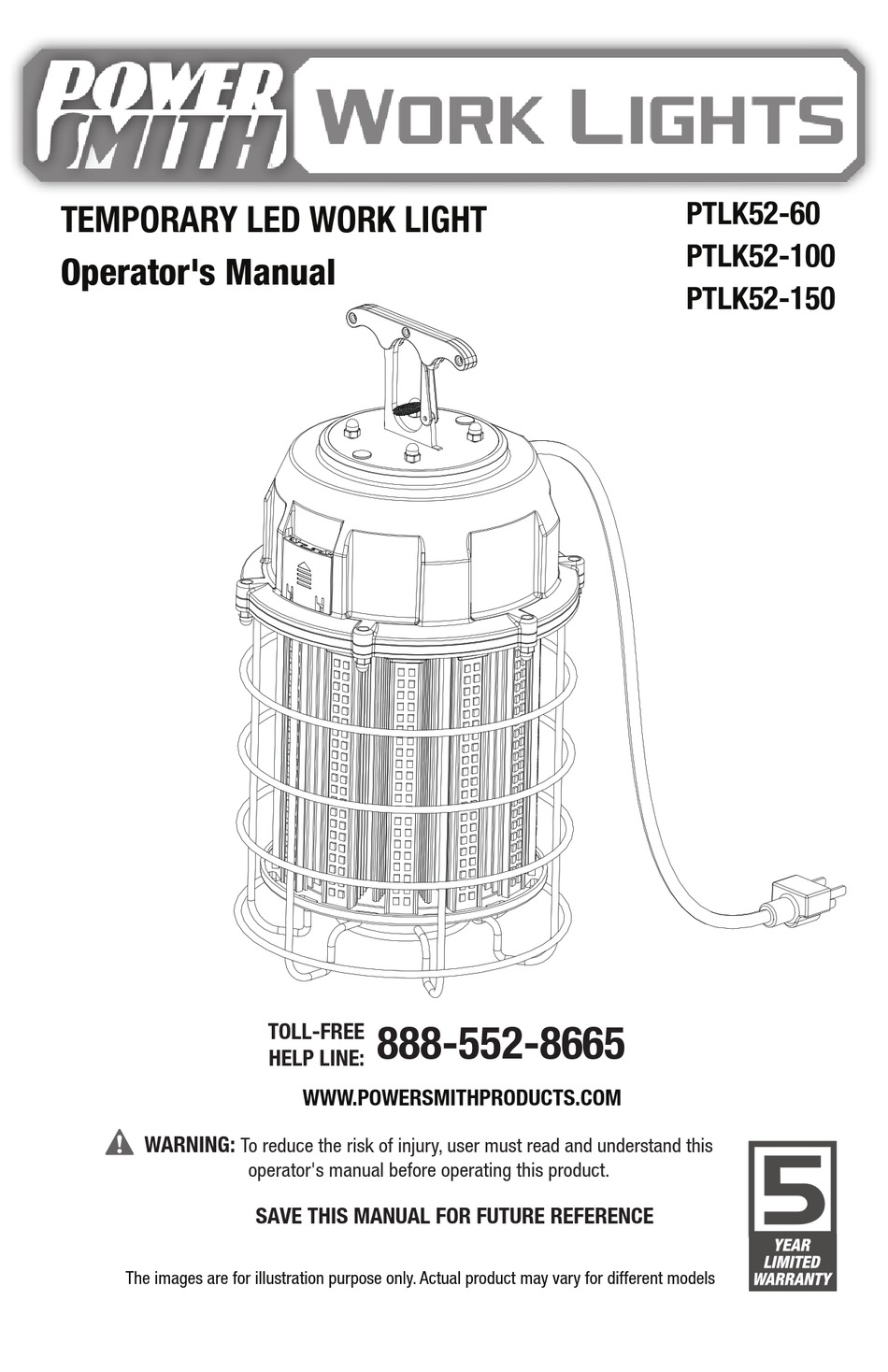 POWER SMITH PTLK5260 OPERATOR'S MANUAL Pdf Download ManualsLib