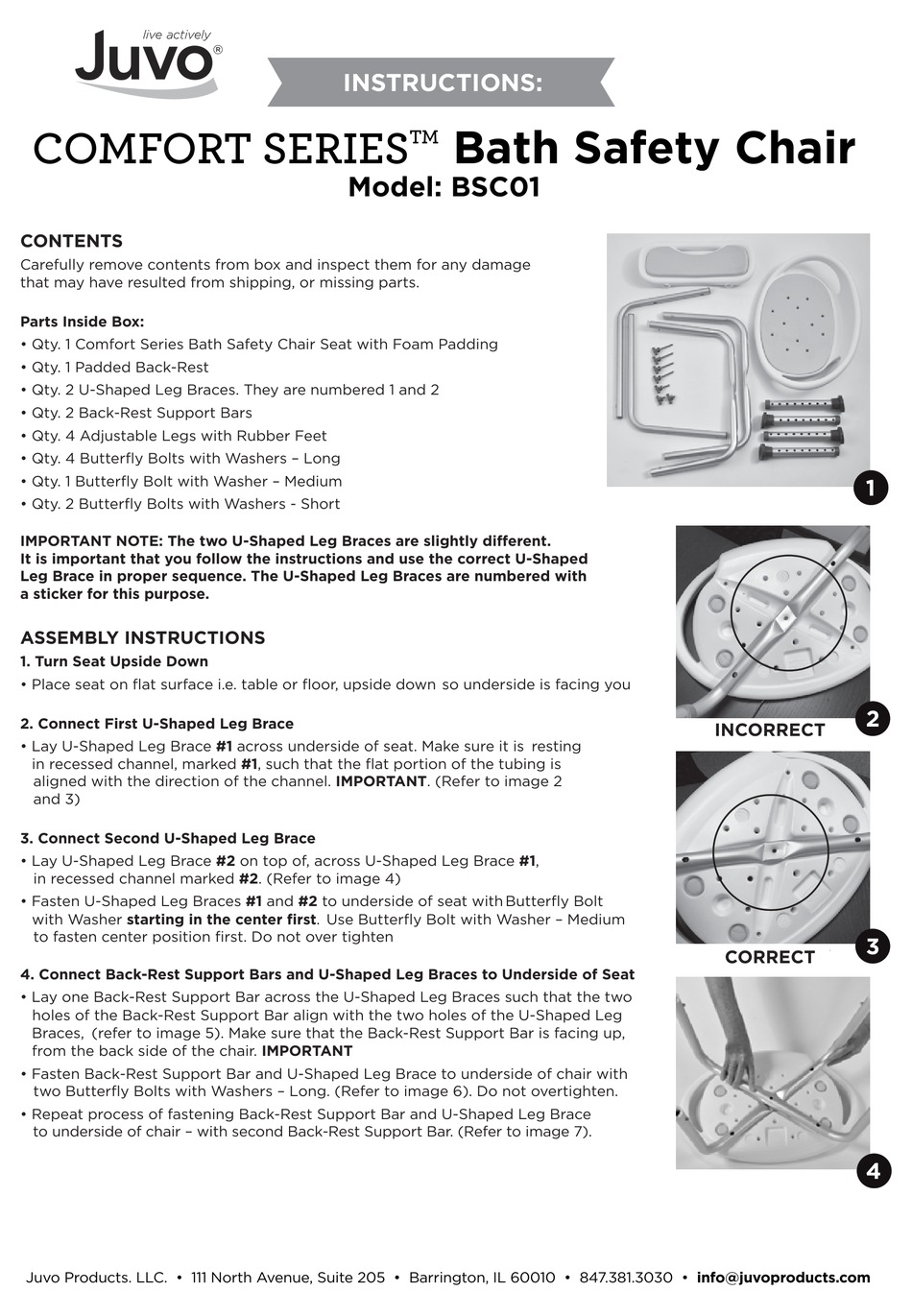 JUVO COMFORT SERIES INSTRUCTIONS Pdf Download ManualsLib