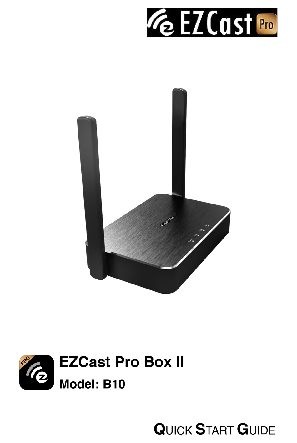 EZCAST PRO BOX II QUICK START MANUAL Pdf Download | ManualsLib