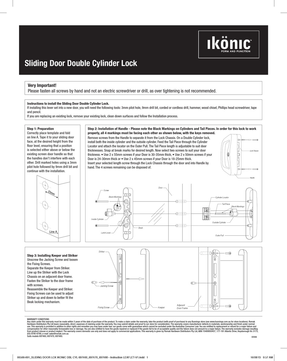 IKONIC 697460 ASSEMBLY INSTRUCTIONS Pdf Download ManualsLib