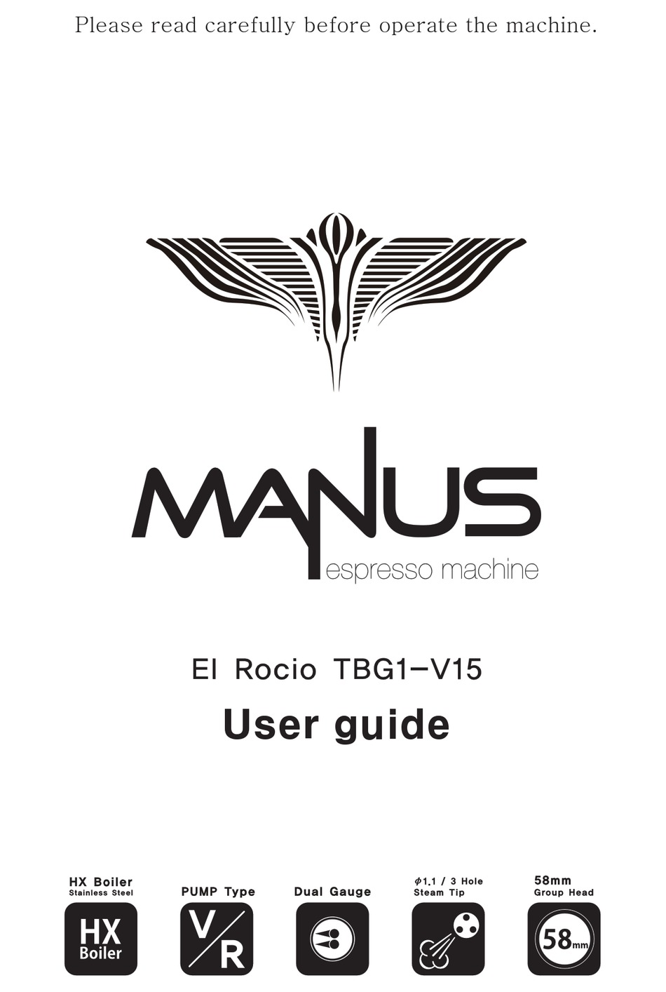 EL ROCIO MANUS USER MANUAL Pdf Download ManualsLib