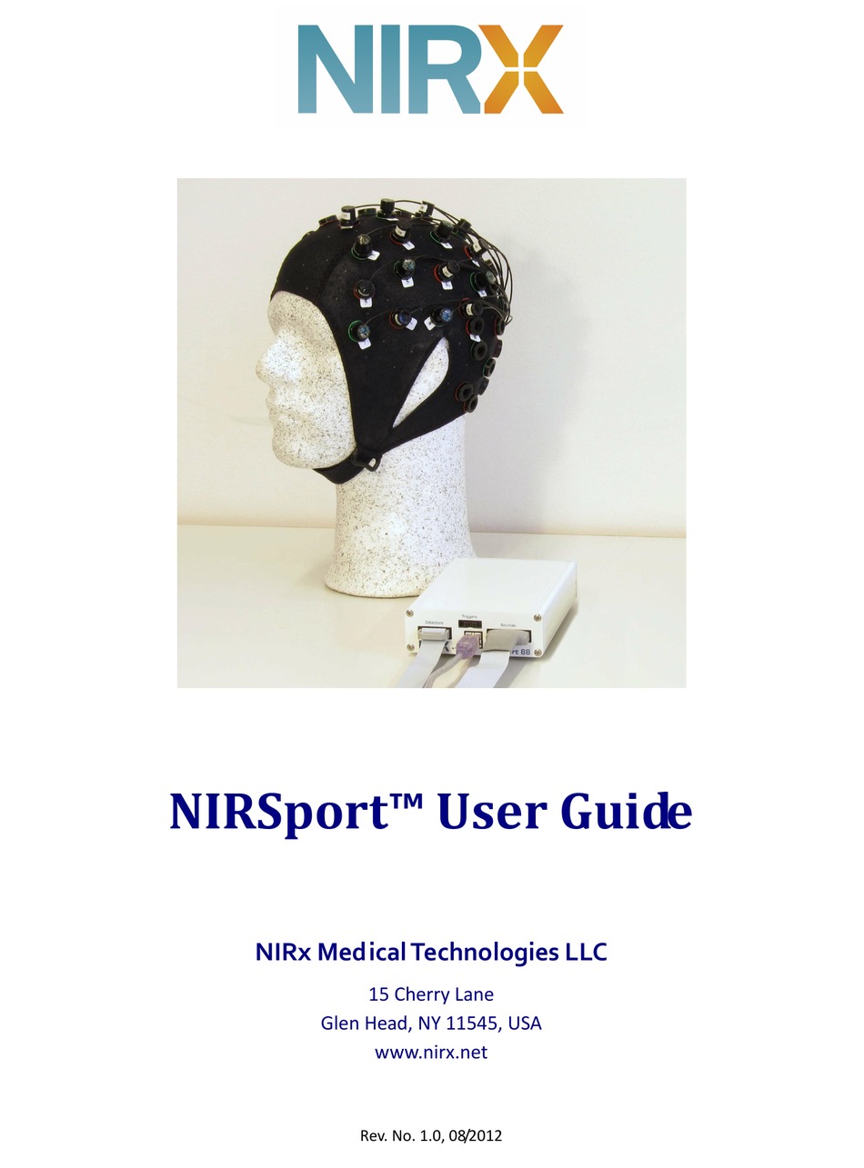 NIRX NIRSPORT USER MANUAL Pdf Download ManualsLib