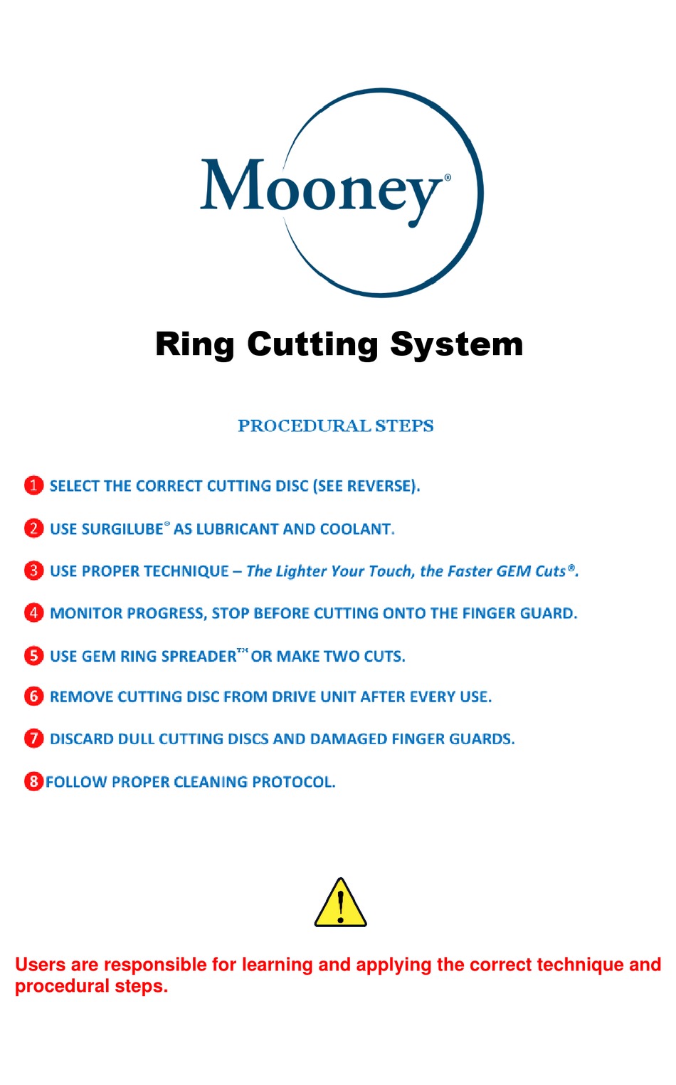 MOONEY RING CUTTING SYSTEM PROCEDURAL MANUAL Pdf Download ManualsLib MOONEY RING CUTTING SYSTEM PROCEDURAL MANUAL Pdf Download ManualsLib