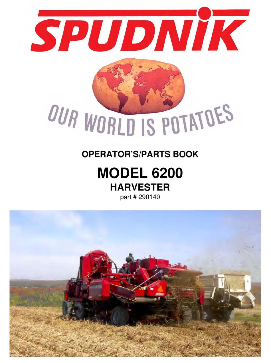 SPUDNIK 6200 OPERATOR'S / PARTS BOOK Pdf Download | ManualsLib