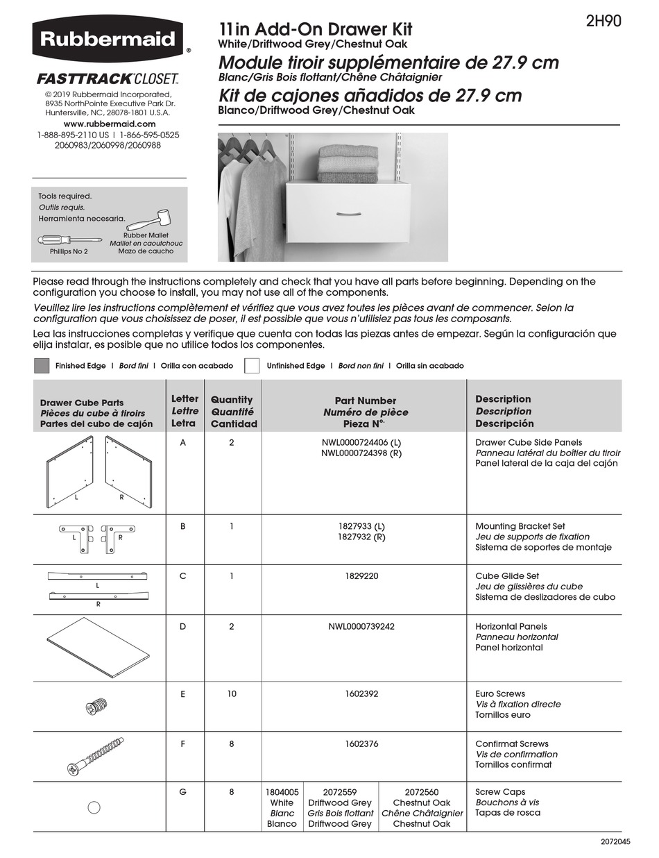 rubbermaid fasttrack system instructions