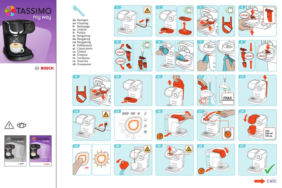BOSCH TASSIMO MY WAY TAS60 SERIES QUICK START MANUAL Pdf Download |  ManualsLib