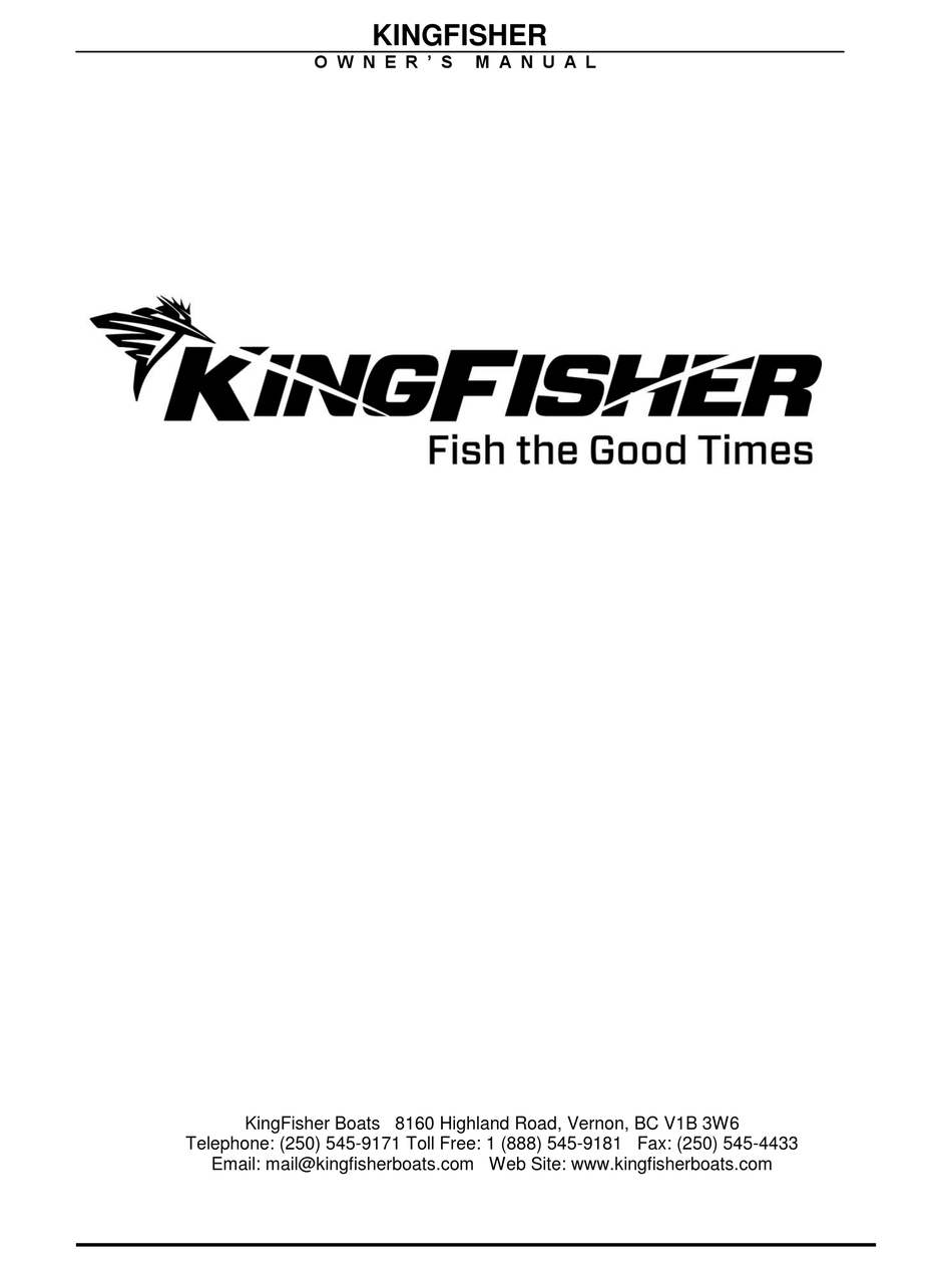 Kingfisher Boats decal