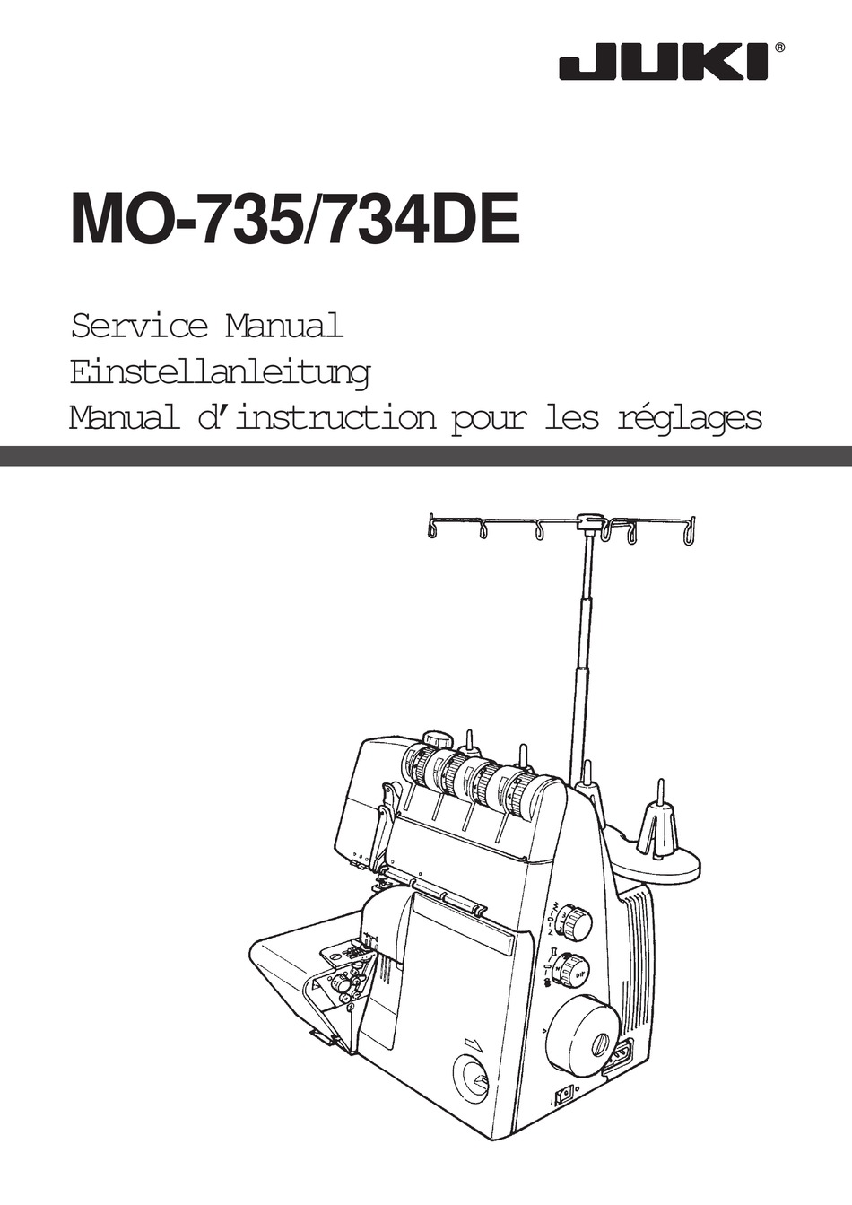 JUKI MO-735 SERVICE MANUAL Pdf Download | ManualsLib