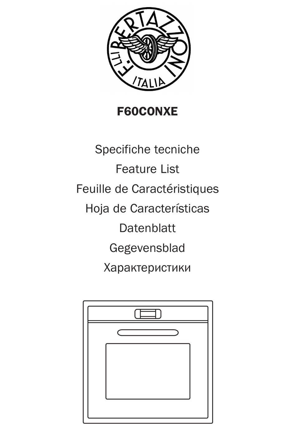 BERTAZZONI F60CONXE FEATURES LIST Pdf Download ManualsLib