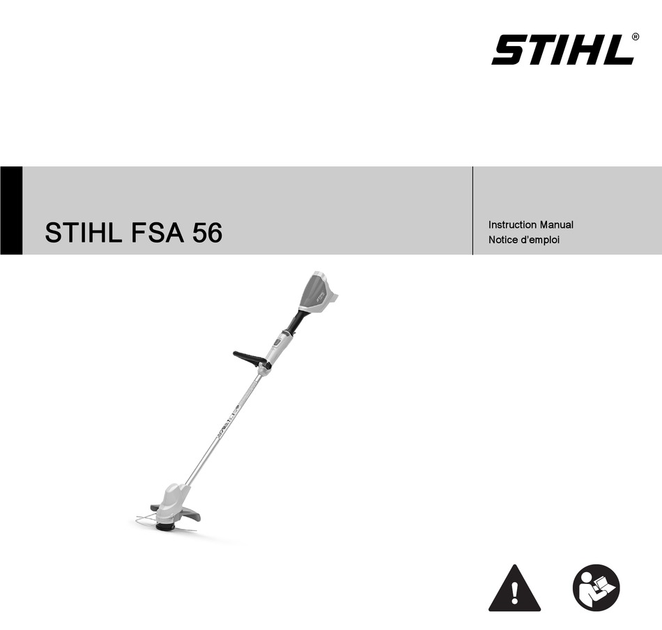 STIHL FSA 56 INSTRUCTION MANUAL Pdf Download | ManualsLib