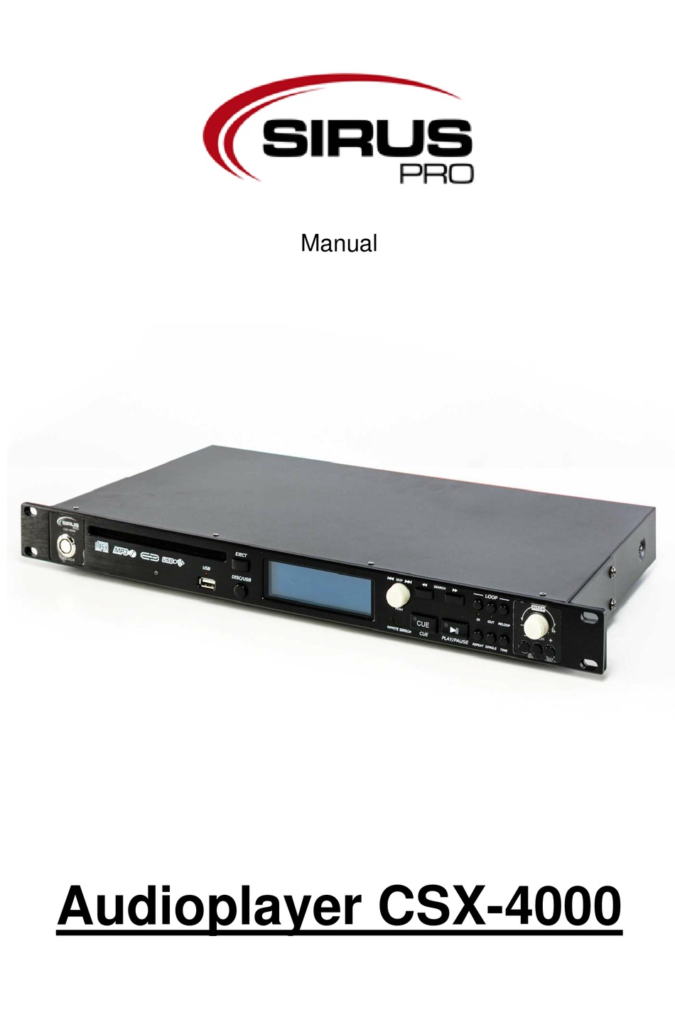 SIRUS CSX-4000 MANUAL Pdf Download | ManualsLib