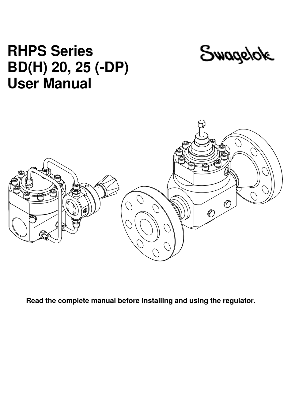 SWAGELOK RHPS SERIES USER MANUAL Pdf Download | ManualsLib