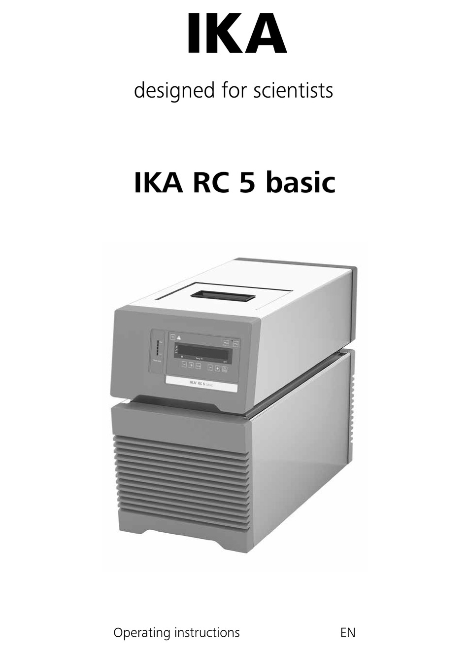 Ika Rc 5 Basic Operating Instructions Manual Pdf Download Manualslib