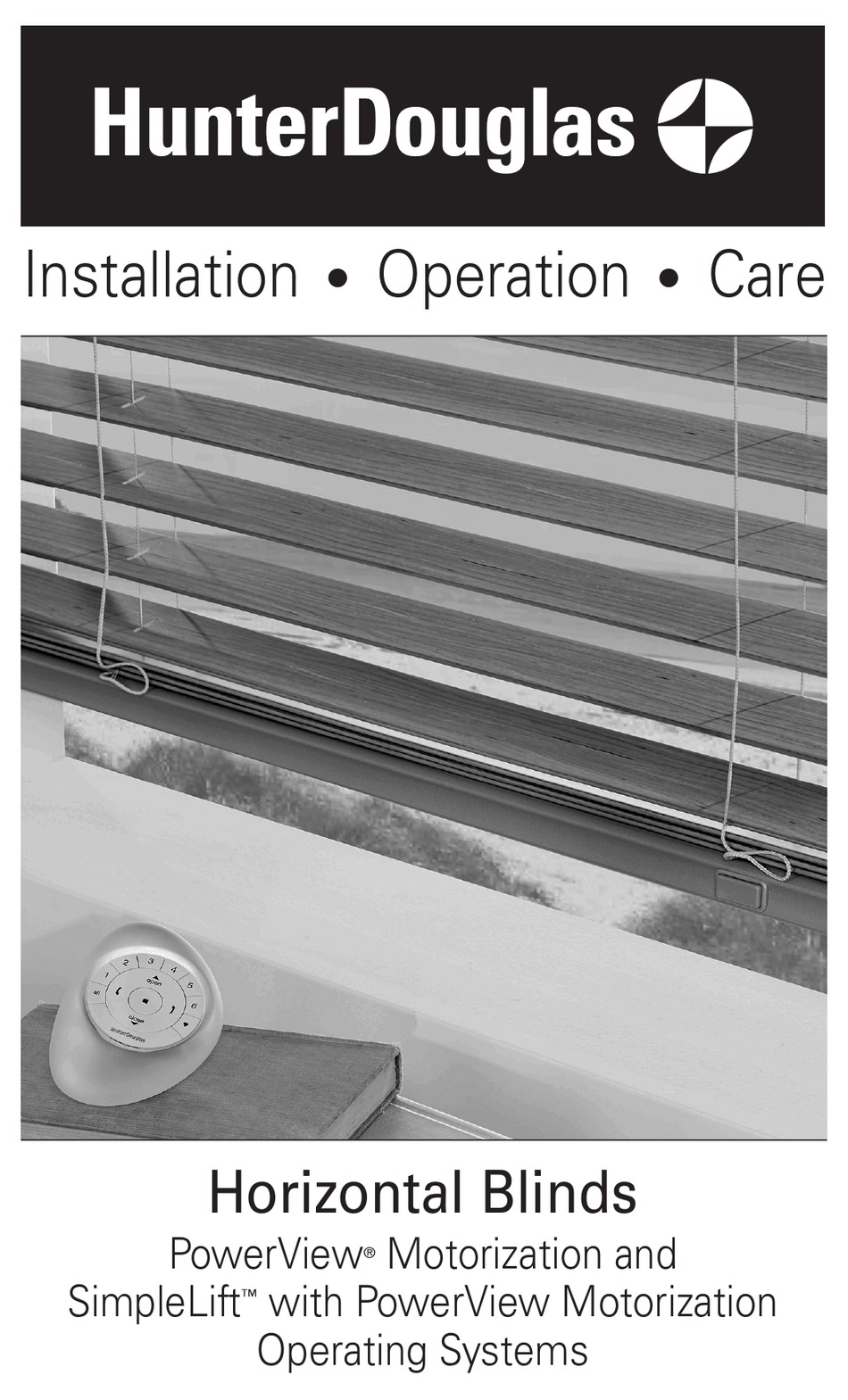 HUNTER DOUGLAS HORIZONTAL ALUMINUM BLINDS INSTALLATION AND CARE  INSTRUCTIONS Pdf Download