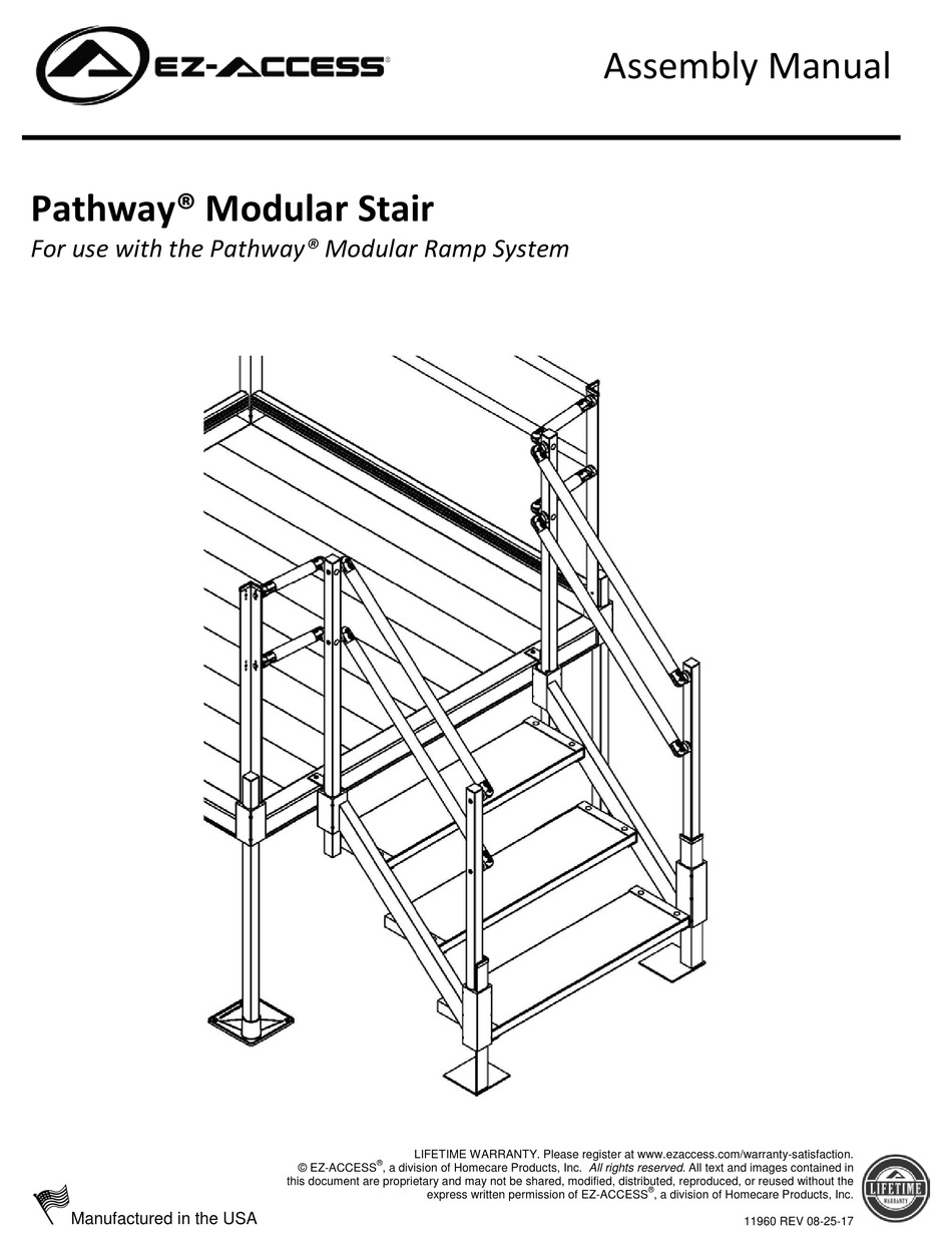 EZACCESS PATHWAY MSTAIR2839 ASSEMBLY MANUAL Pdf Download ManualsLib