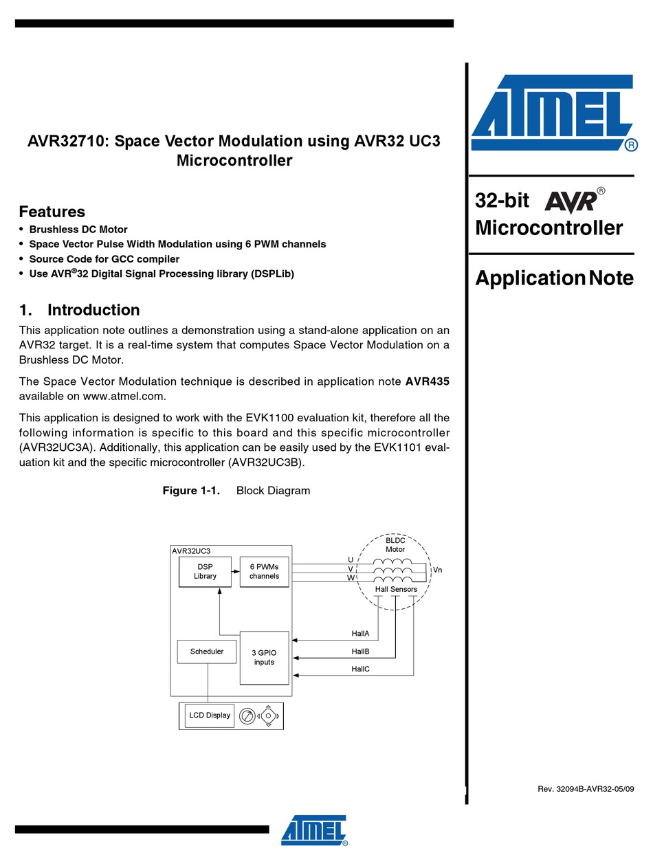 ATMEL AT32UC3 SERIES APPLICATION NOTE Pdf Download | ManualsLib