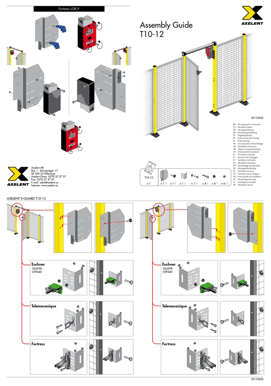 AXELENT XGUARD T1012 ASSEMBLY MANUAL Pdf Download ManualsLib