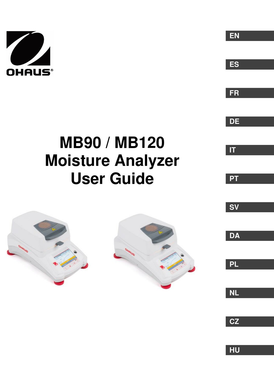 OHAUS MB90 USER MANUAL Pdf Download | ManualsLib