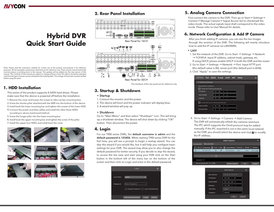 AVYCON T900 SERIES QUICK START MANUAL Pdf Download ManualsLib