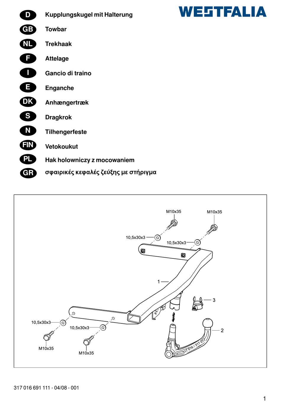 Westfalia 922903 Manuale di istruzioni apribarattoli One Touch