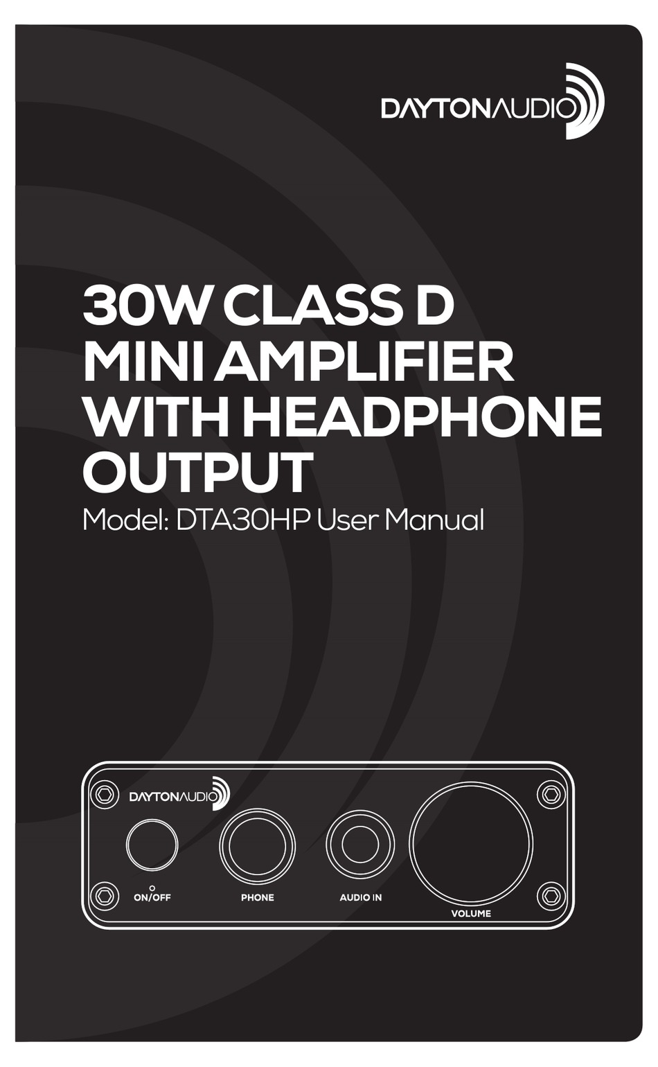 DAYTONAUDIO DTA30HP USER MANUAL Pdf Download ManualsLib