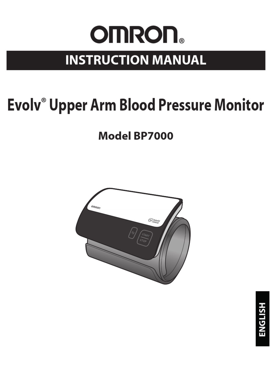 OMRON EVOLV BP7000 INSTRUCTION MANUAL Pdf Download | ManualsLib
