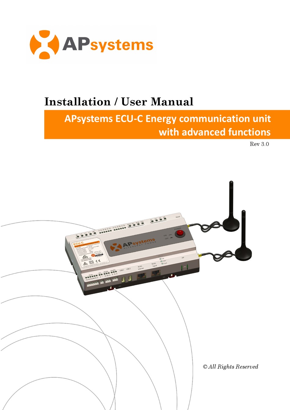 APSYSTEMS ECU-C INSTALLATION & USER MANUAL Pdf Download | ManualsLib