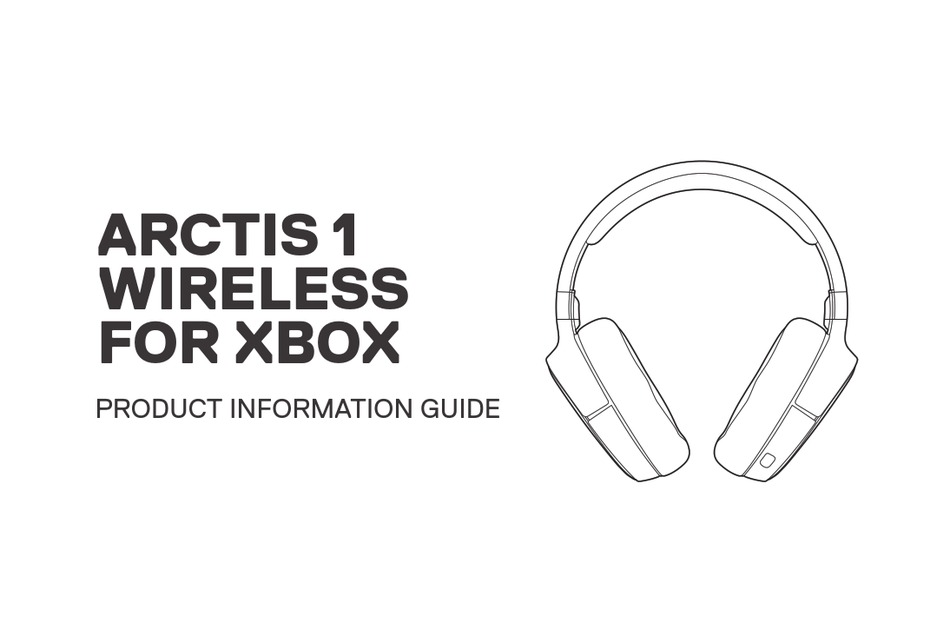 Steelseries Arctis 1 Wireless Product Information Manual Pdf Download Manualslib