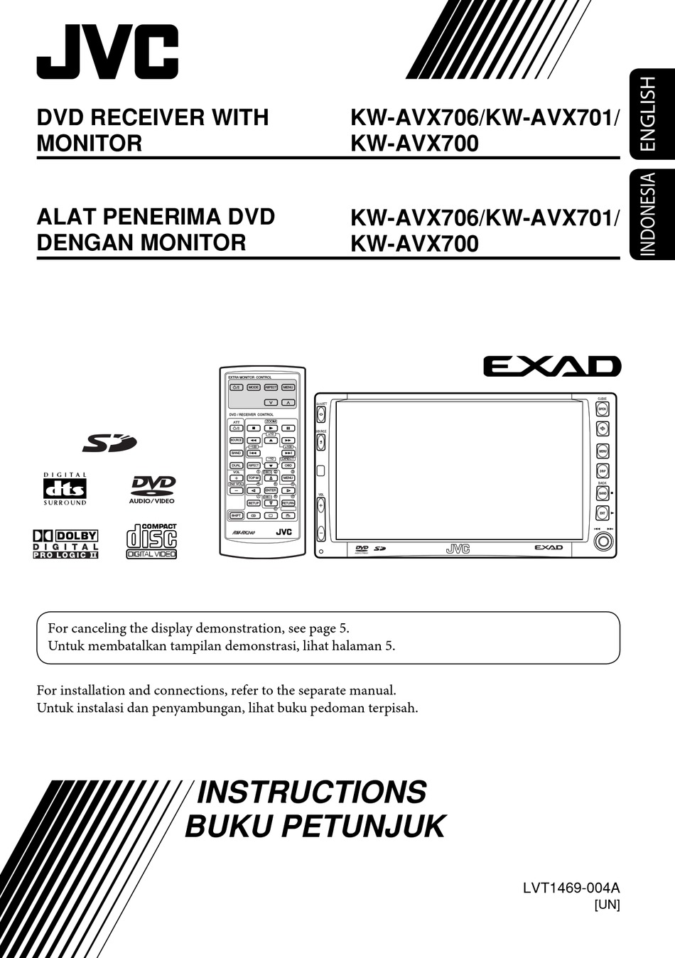 JVC KW-AVX706 INSTRUCTIONS MANUAL Pdf Download | ManualsLib