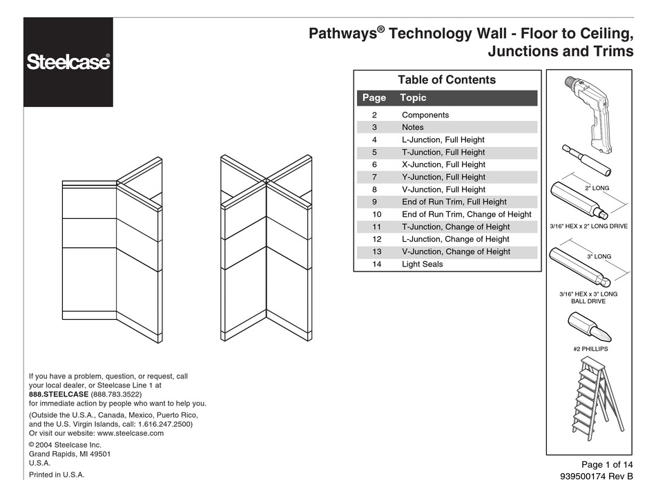 STEELCASE PATHWAYS MANUAL Pdf Download ManualsLib