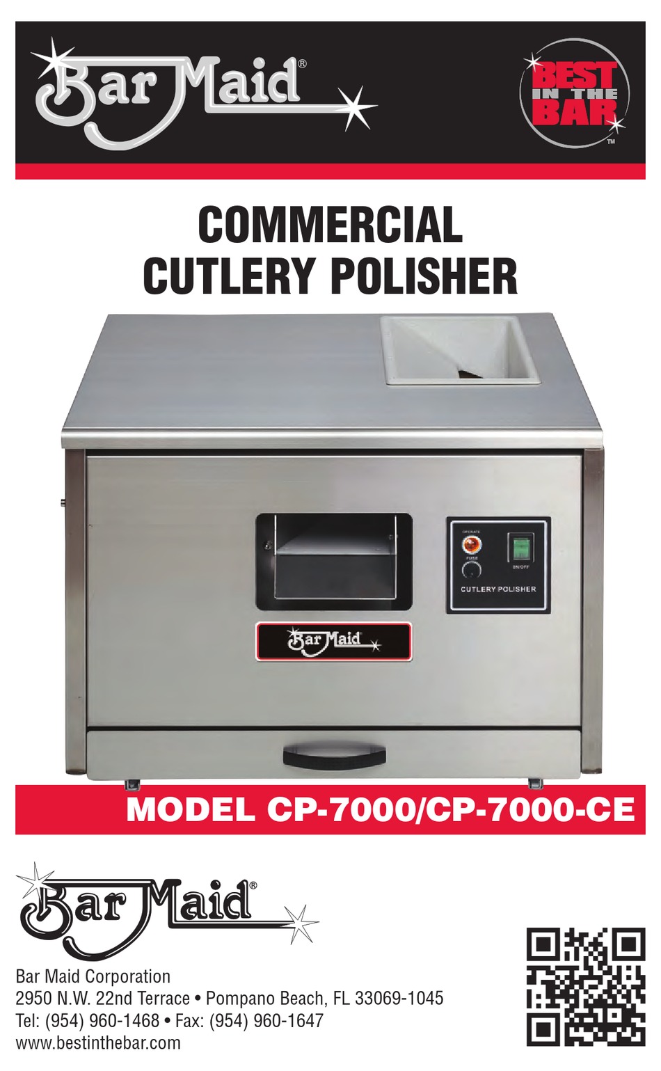 BAR MAID CP-7000 MANUAL Pdf Download | ManualsLib