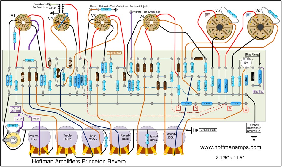 HOFFMAN PRINCETON REVERB WIRING DIAGRAM Pdf Download ManualsLib