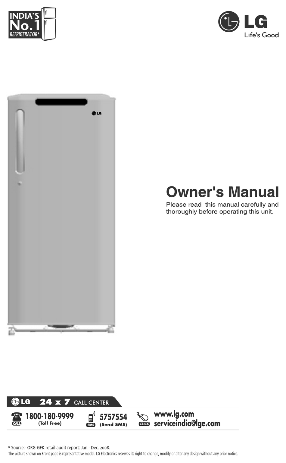 LG GL285BEG5 OWNER'S MANUAL Pdf Download ManualsLib