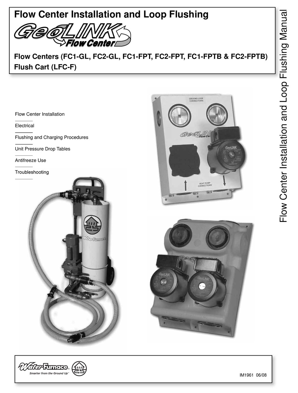 WATERFURNACE GEOLINK FC1GL INSTALLATION MANUAL Pdf Download ManualsLib