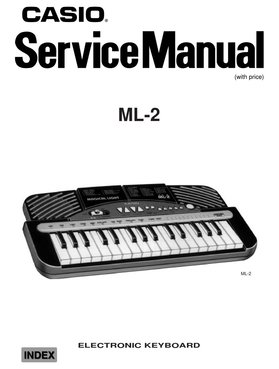 Casio Ml 2 Service Manual Pdf Download Manualslib