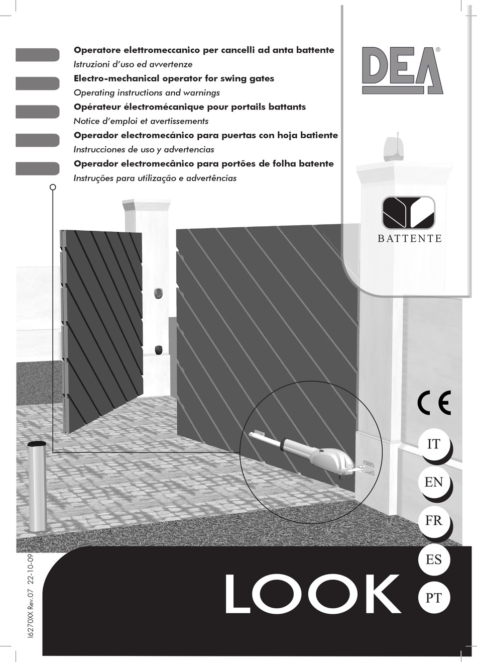 DEA LOOK SERIES OPERATING INSTRUCTIONS AND WARNINGS Pdf Download Sns-Brigh10