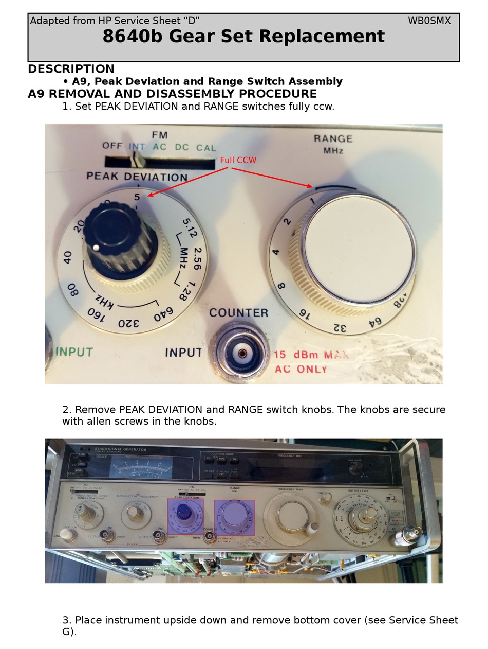 AGILENT TECHNOLOGIES 8640B MANUAL Pdf Download | ManualsLib