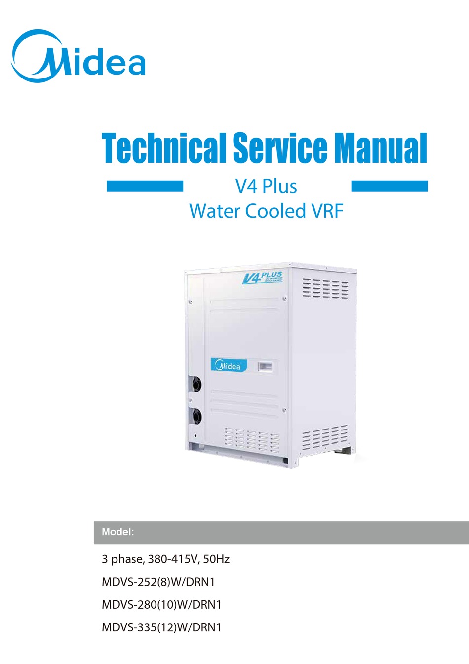 MIDEA V4 PLUS TECHNICAL & SERVICE MANUAL Pdf Download ManualsLib