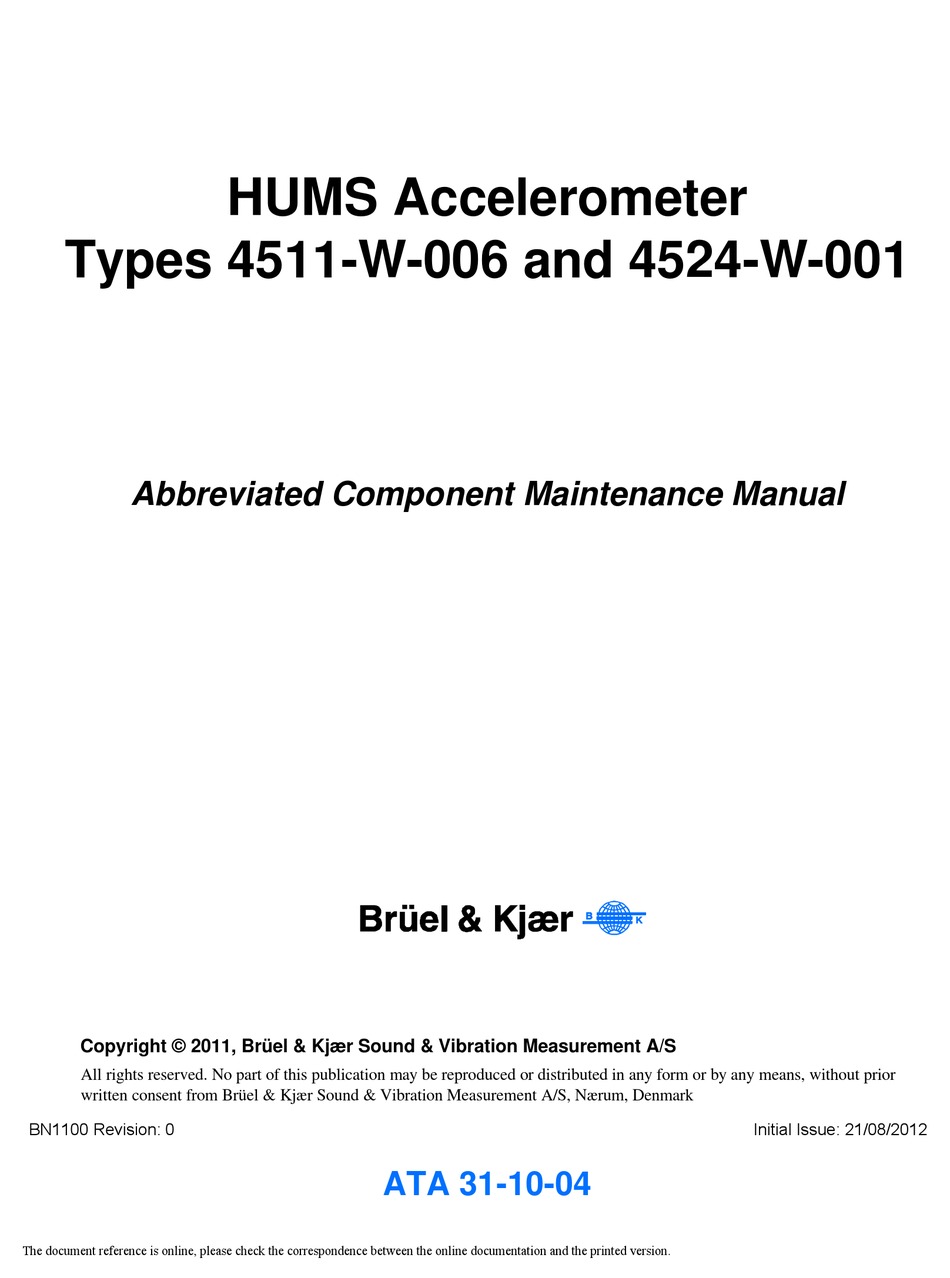 bruel-kjaer-4511-w-006-abbreviated-component-maintenance-manual-pdf