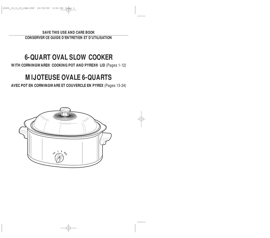 sears-6-quart-oval-slow-cooker-use-and-care-book-manual-pdf-download