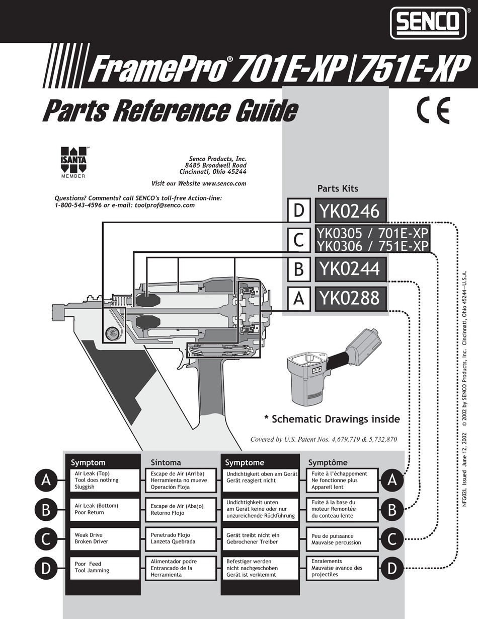 Senco Framepro 601 Manual