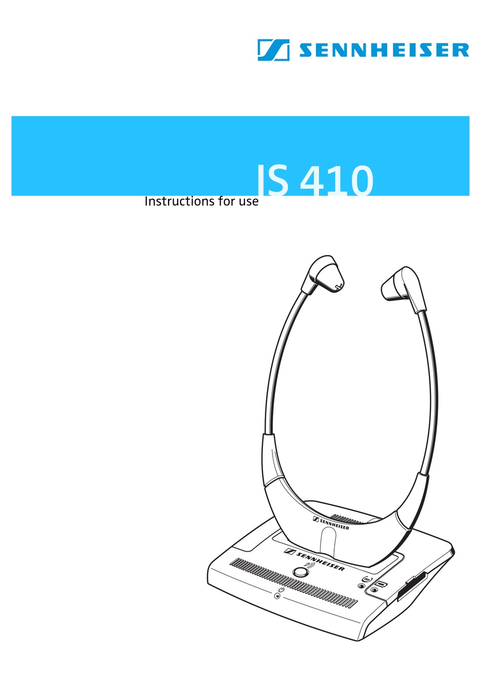 SENNHEISER IS410 INSTRUCTIONS FOR USE MANUAL Pdf Download ManualsLib