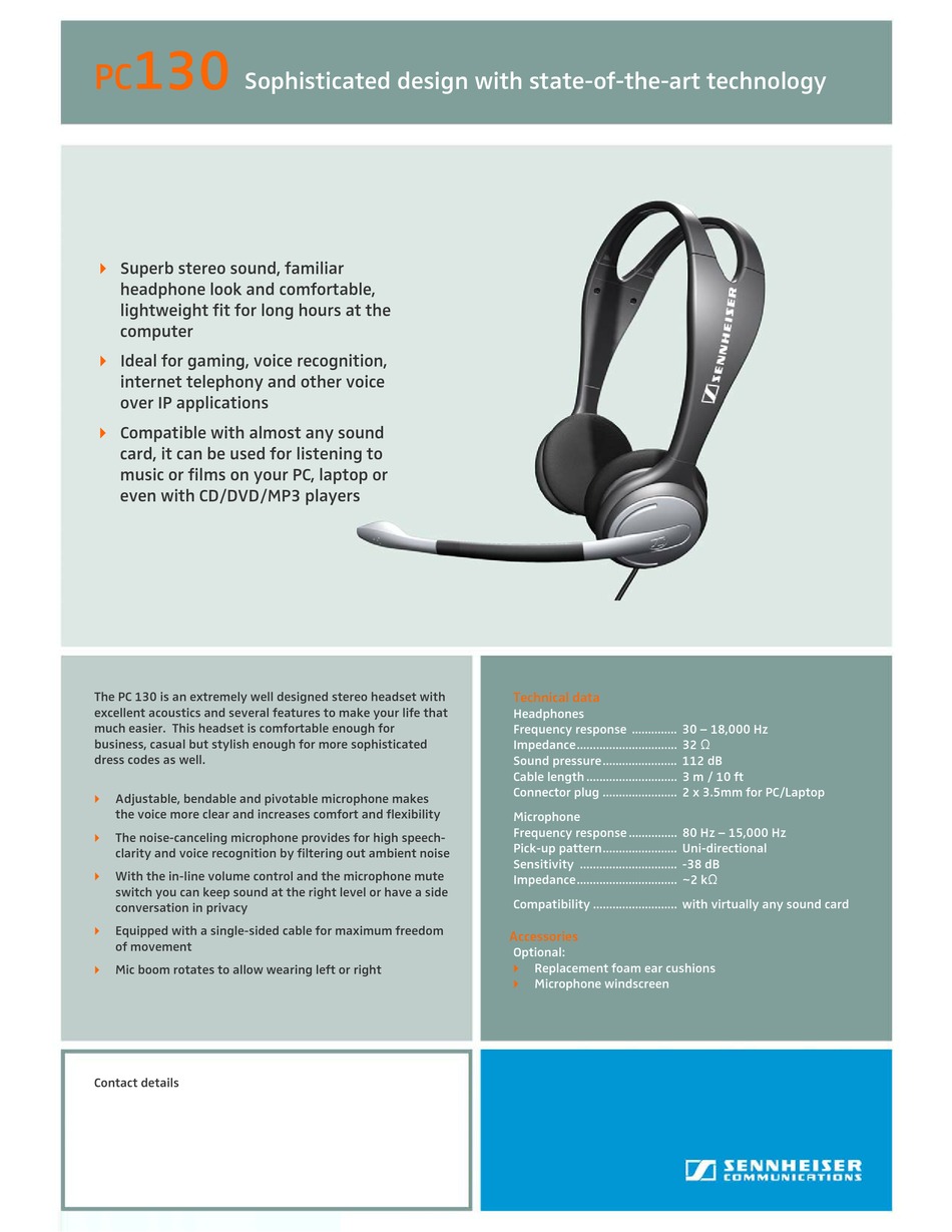 sennheiser pc 30