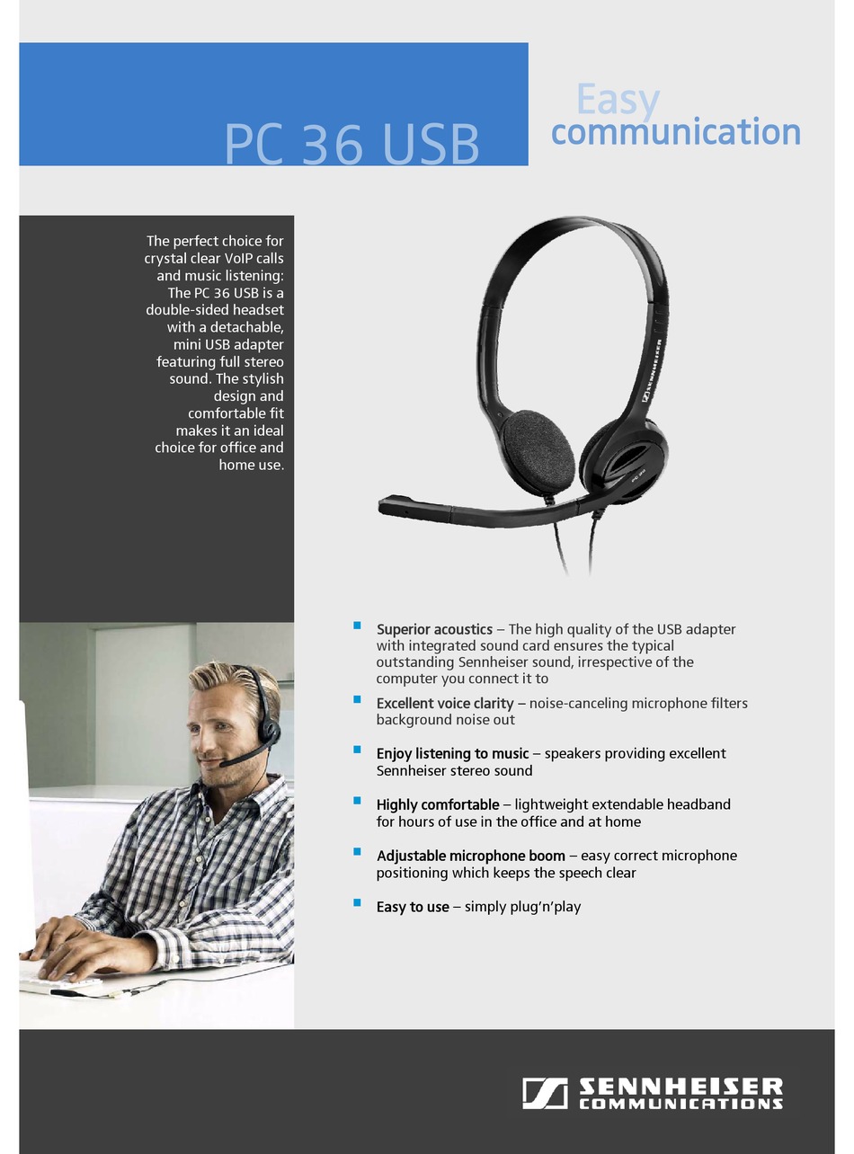 sennheiser pc 36